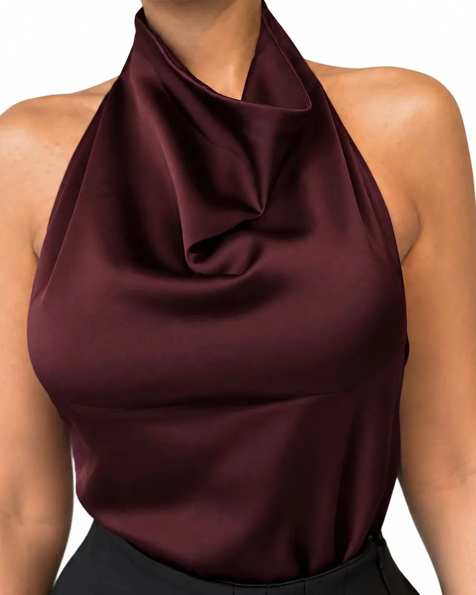 THE SILK NECK BURGUNDY