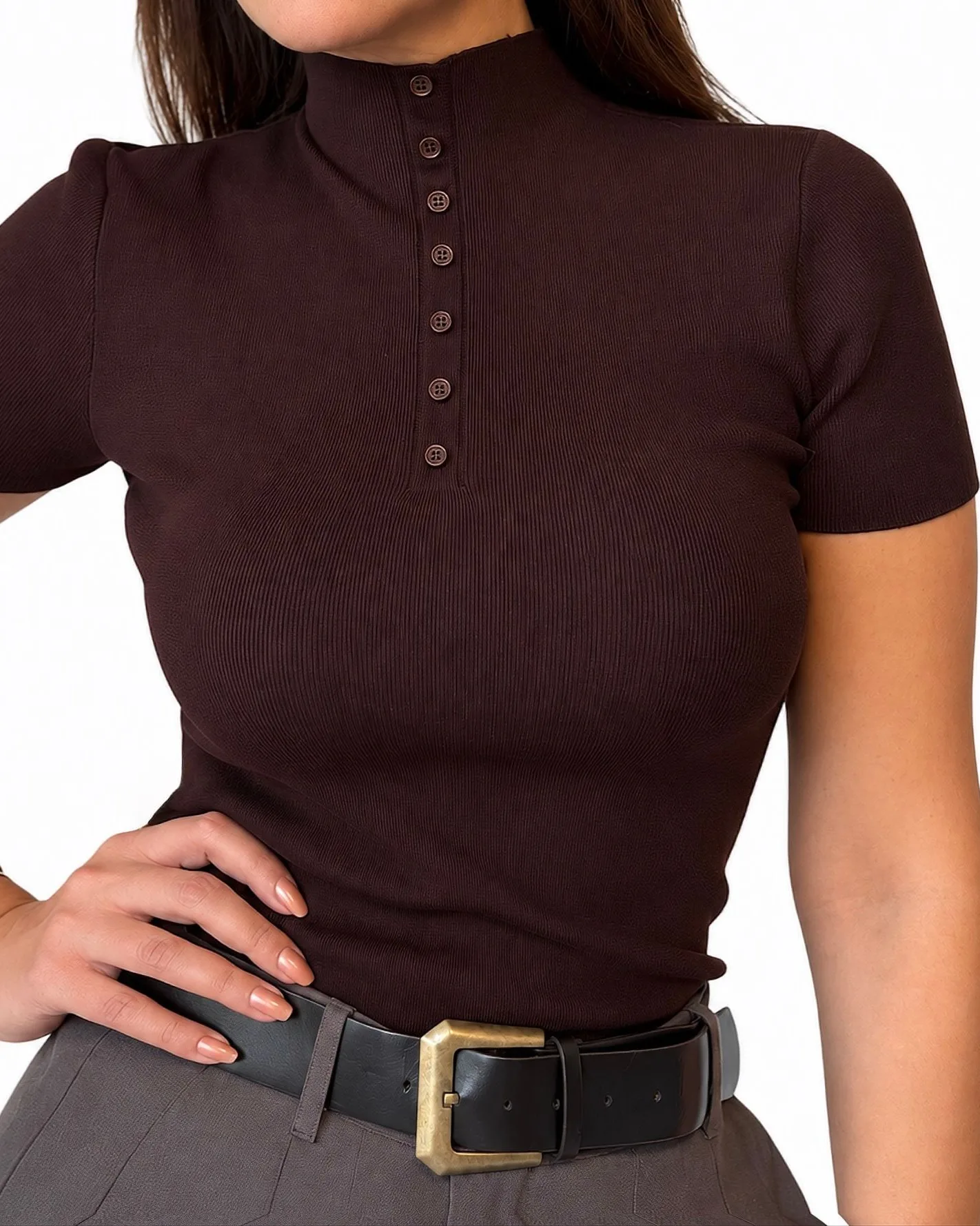 THE EVERYDAY KNIT BROWN