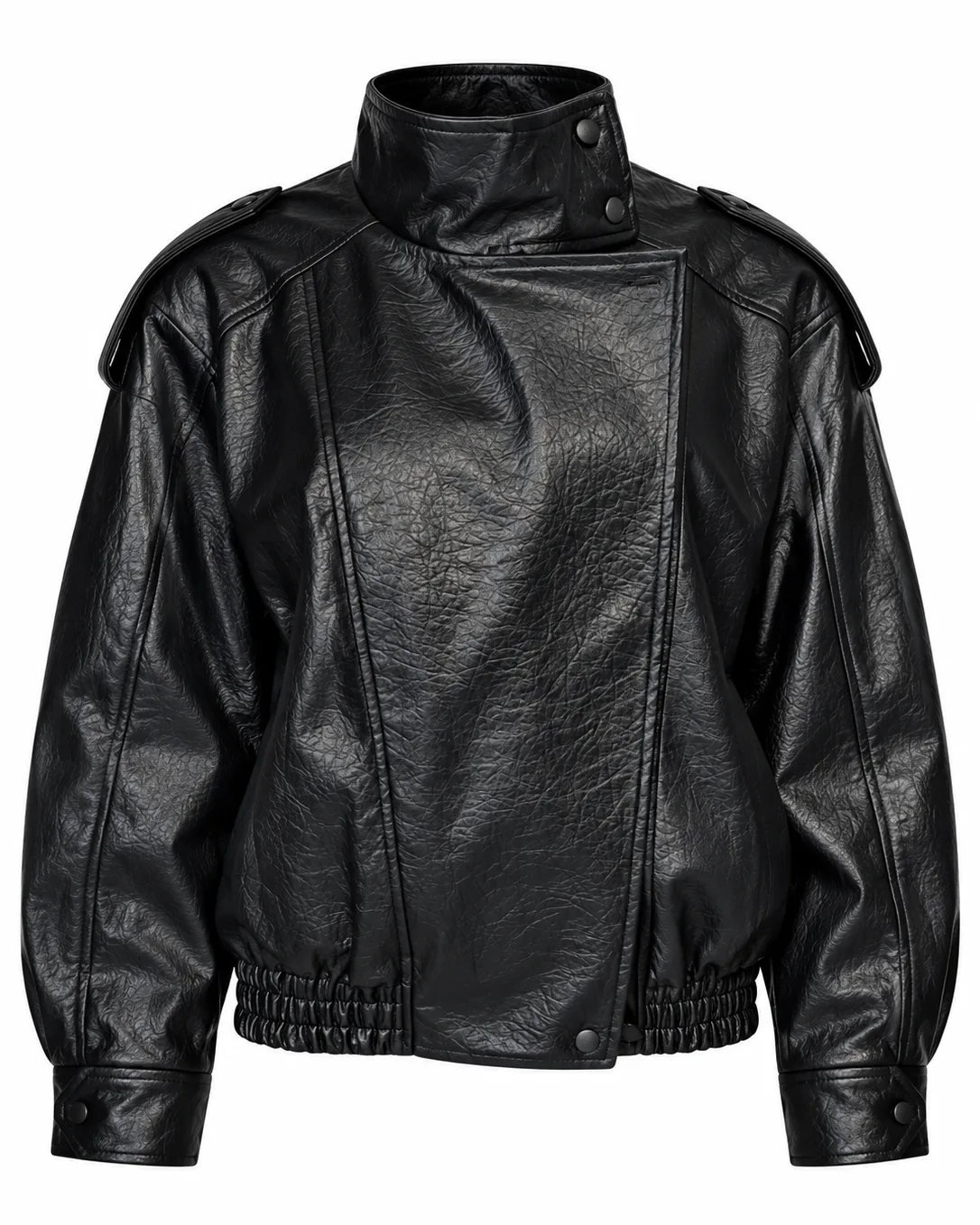ALL TIME LEATHER JACKET BLACK