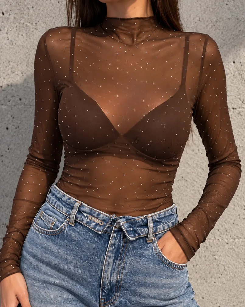 THE MOCHA STARLIGHT TOP